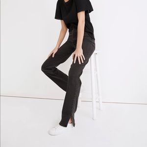 The Perfect Vintage Straight Jean in Nela Wash: Slit-Hem size 30 Madewell